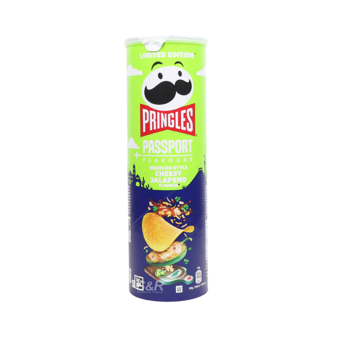 Pringles Mexican Style Cheesy Jalapeno Chips 165g